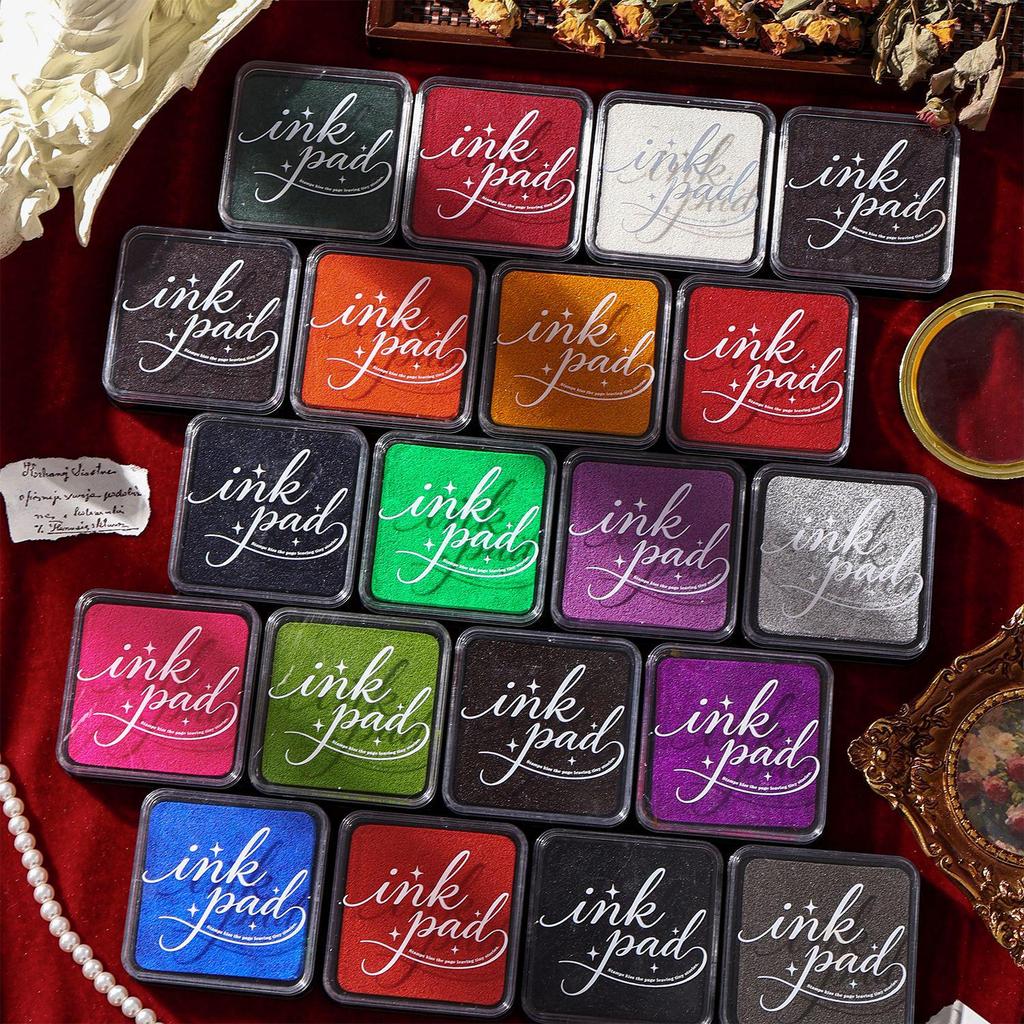 Yuezhen Retro Color High-Density Water-Based Ink Pad for DIY Stamps