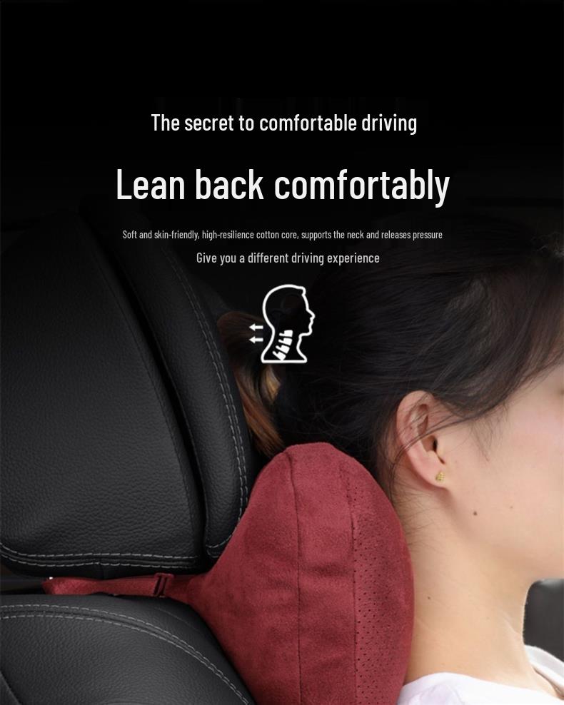 Car Headrest Neck and Lumbar Support - Compatible with BMW 1/3/5 Series, GT, X1/X2/X3/X4/X5