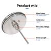 Stainless Steel Dial Bimetal Probe Thermometer Household Boiler Brewing Distilled Water Alcohol Thermometer Accessories