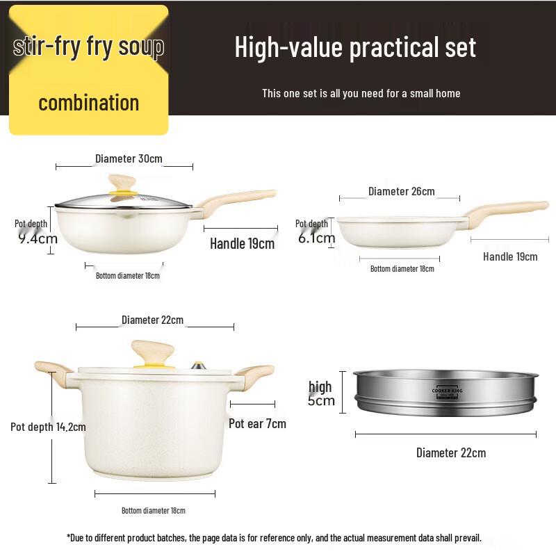 

COOKER KING Non-Stick Cookware Set