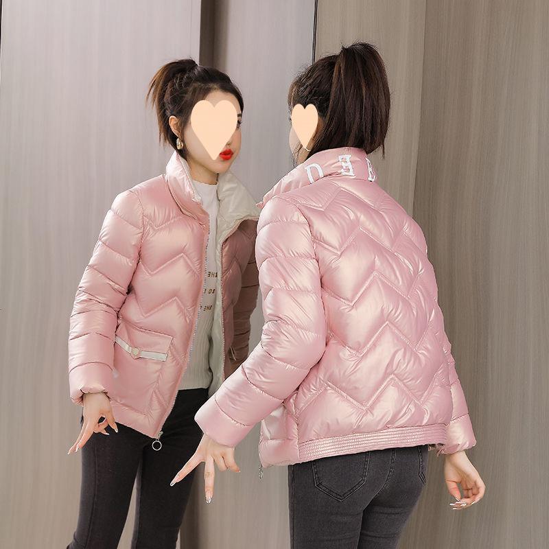 Cropped Black Thick Padding Female Coats Quilted Padded Women's Jackets Duck Down Short Blue Fashion Winter Promotion