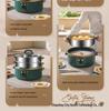 Multi-Function Electric Hot Pot with Timer - Three-Layer Steamer & Cooker, Large Capacity, Automatic Power-Off.