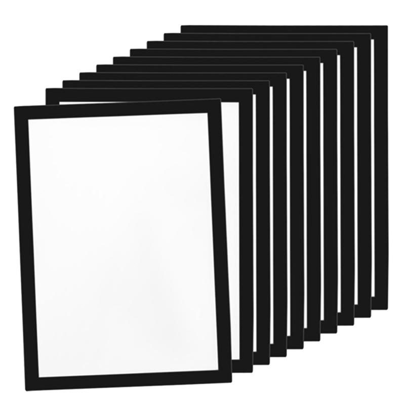 Premium-10PCS A4 Magnetic Art Frames, Self Adhesive Magnetic Picture Frame Diamond Painting Frames Display Frame чёрный