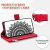Style 006 For Samsung Galaxy S25 Edge Wallet Case PU Leather Phone Cover Mandala Flower Pattern