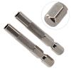 Hex Shank 6.35mm Insert Bit Adapter To 4mm Electric Screwdriver Socket Holder Screwdriver Socket Extension Impact Driver