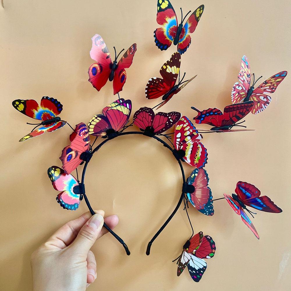 Glow Simulation Bridal Headpiece Flower Ring Fairy Headband Hair Accessories Bride