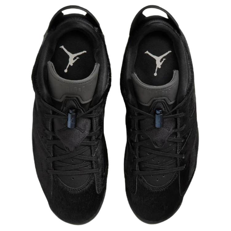 Jordan Air Jordan 6 Low top Vintage Basketball Shoes Women's Black IO9786-001