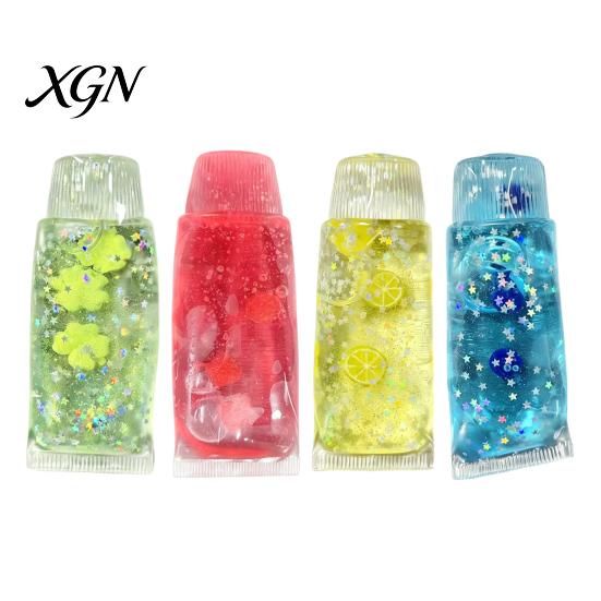 Office Stress Reliever Relief Toothpaste Tube Toy, Slow Rising Clear Squeeze Gadget Anxiety Relieving Sensory Fidget Toy for Home School