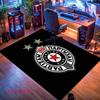 Tapis logo Partizan pour Salon Chambre Maison Décoration Canapé, Tapis de Sol Antidérapant pour Jeux d'Enfants