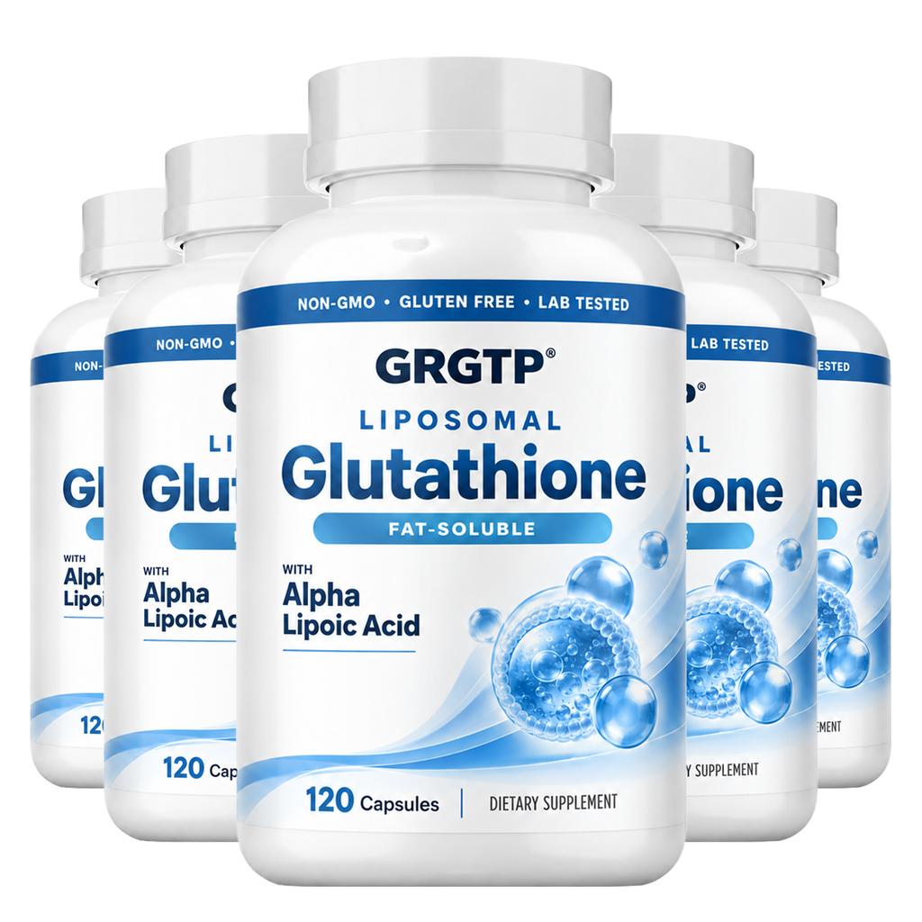 Liposomal Glutathione Capsules, Dietary Supplement, Liposomal Nutrient Delivery Capsules, for Adults