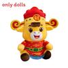 Chinese New Year Fortune Horse Plush Toy With Pp Cotton Fill For Home Decor