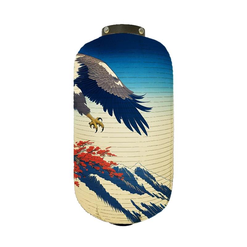 Japońska Lampion Wedding Decoration Ukiyo-E Drukowany Sashimi Cuisine Restauracja Wystrój Lampa Festiwalowe Artykuły Imprezowe Tkaninowy Lampion