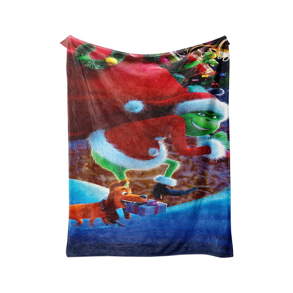 Christmas Blanket Cover Soft And Comfortable Plush Wool Flannel Blanket
