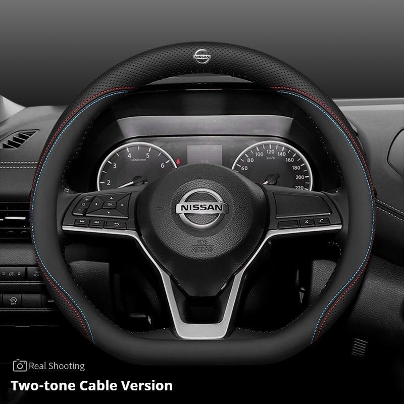 CCMLIC1 Leather Car Steering Wheel Cover for Nissan Pulsar Murano Rogue Versa Cube Juke Qashqai Leaf MAXIMA Pathfinder Micra X-Trail