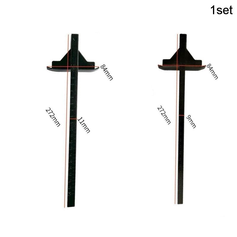 1/2Pcs Circular Saw Guide Edge Guide Replacement Parts For DC310 For DCS391B For DCS393 Cordless Saw Power Tool