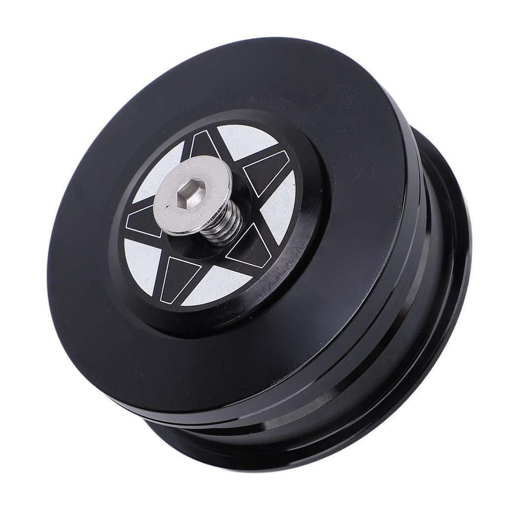 Mountain Bike Headset 49.7mm Aluminum Alloy Low Noise Double Sealed Bearing Road Bike Headset for 28.6mm Straight Pipe