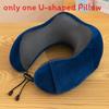 Modern U Shaped Memory Foam Cervical Pillow With Ultra Soft Fabric For Home And Travel