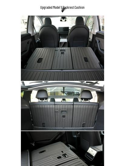 Qixian Trunk Mat Set for Tesla Model Y (Refreshed Version) - TPE Front & Rear Mats