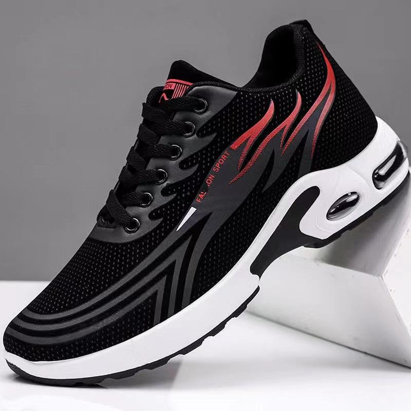

Spring and Autumn sports shoes men s leather waterproof travel shoes student fashion running shoes soft sole lightweight casual shoes 44