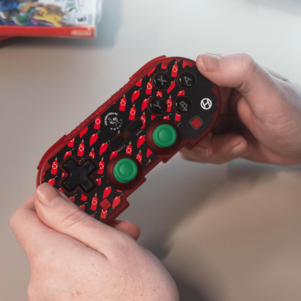 Hyperkin Pixel Art Sriracha Bluetooth Wireless Game Controller Retro Style x Limited Design x Turbo Function Compatible with Nintendo Switch and iOS
