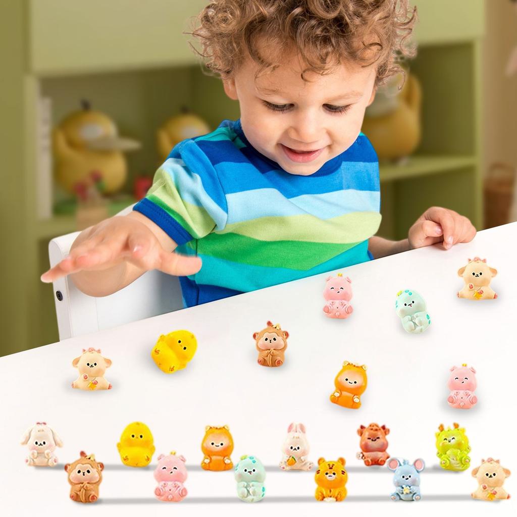 12 Piece Box Draw With Multiple Animals
