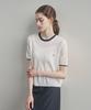 VISITINNEWYORK Contrast Trimmed Pendant Knit Top (Vb6Skf1)