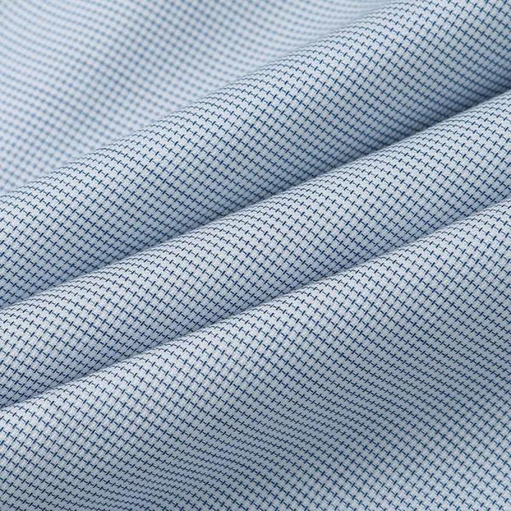 Daks Men S Micro Check Regular Fit Long Sleeve Shirt dma1Shdl122b1