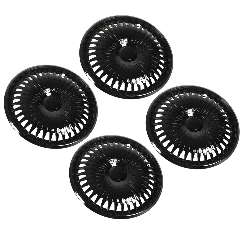 4 buc Calotă Roată 16in Negru Acoperire Completă Protecție Jantă Garnitură Rezistență Ridicată pentru RAV4 Corolla Octavia