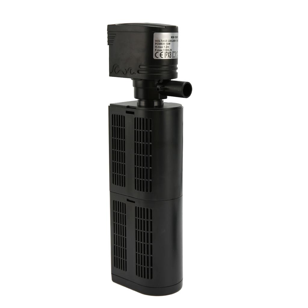 Aquarium Filter 3 in 1 Filtration Circulation Oxygenation Internal Fish Filter Pump 220 V
