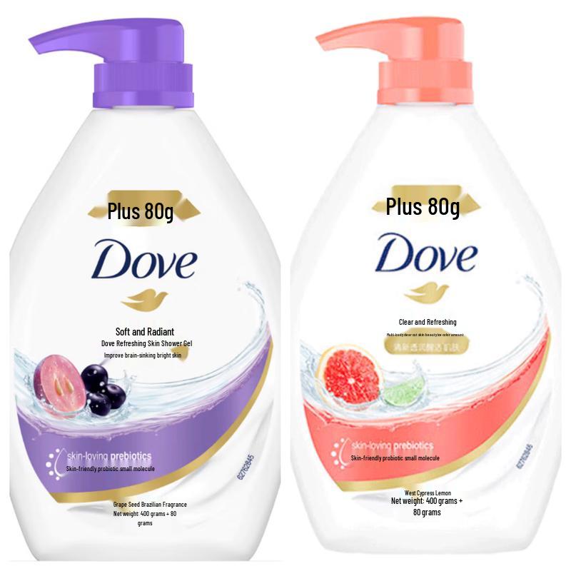 Dove Moisturizing & Refreshing Body Wash Set