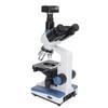 Electric Compound Trinocular Microscope 307X to 7690X LED Compound Microscope with 5MP USB 2.0 Camera