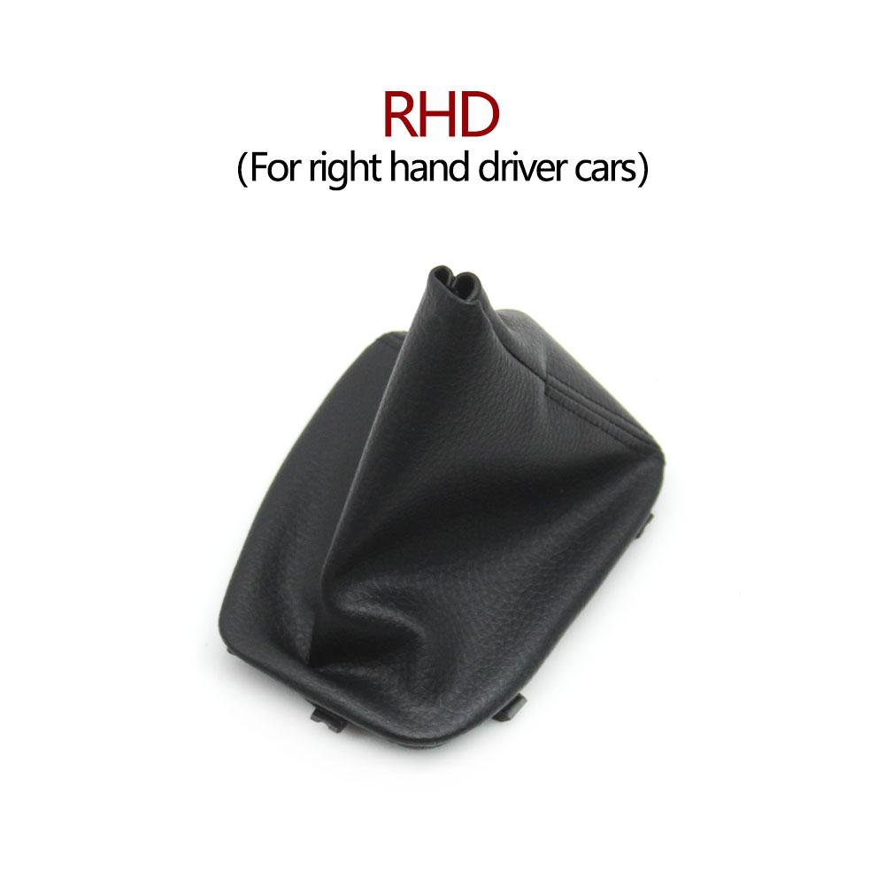 Black Automatic Gear Shifter Boot Leather Dust Cover Frame For BMW 3 Series E90 E91 E92 E93 2005-2011 25167592028 25167592029