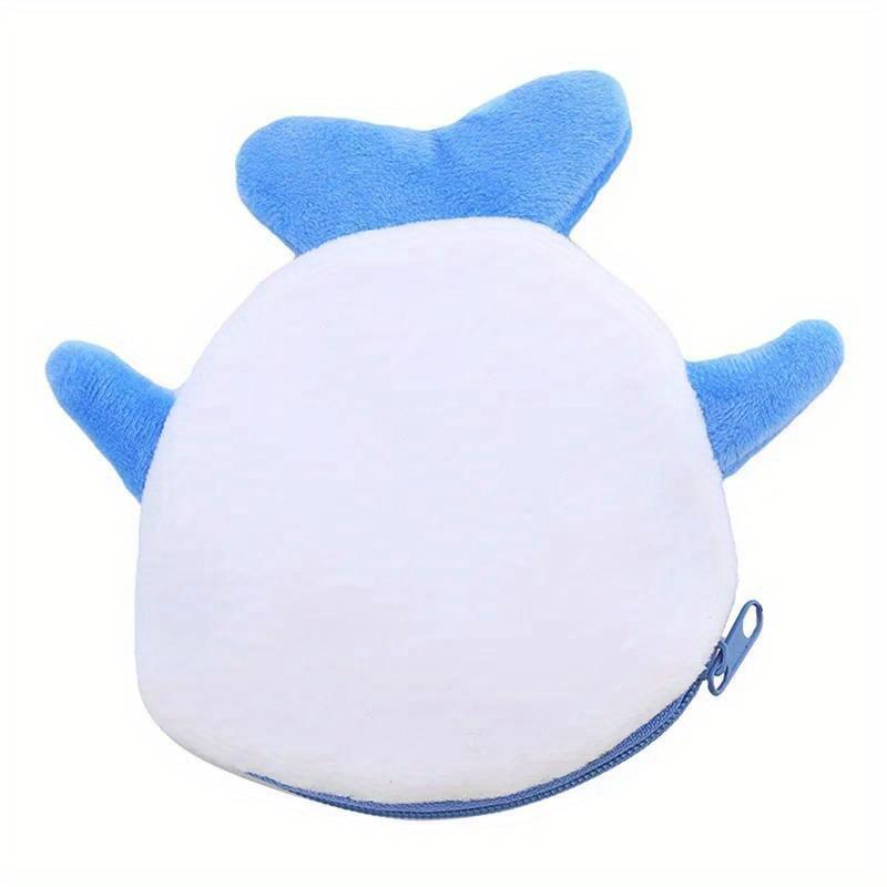 Cartoon Cute Whale Shark Plush Coin Purse Kawaii Wallet Portable Coin Bag Key Earphone Coin Organizer Pouch Zipper Bag Gift