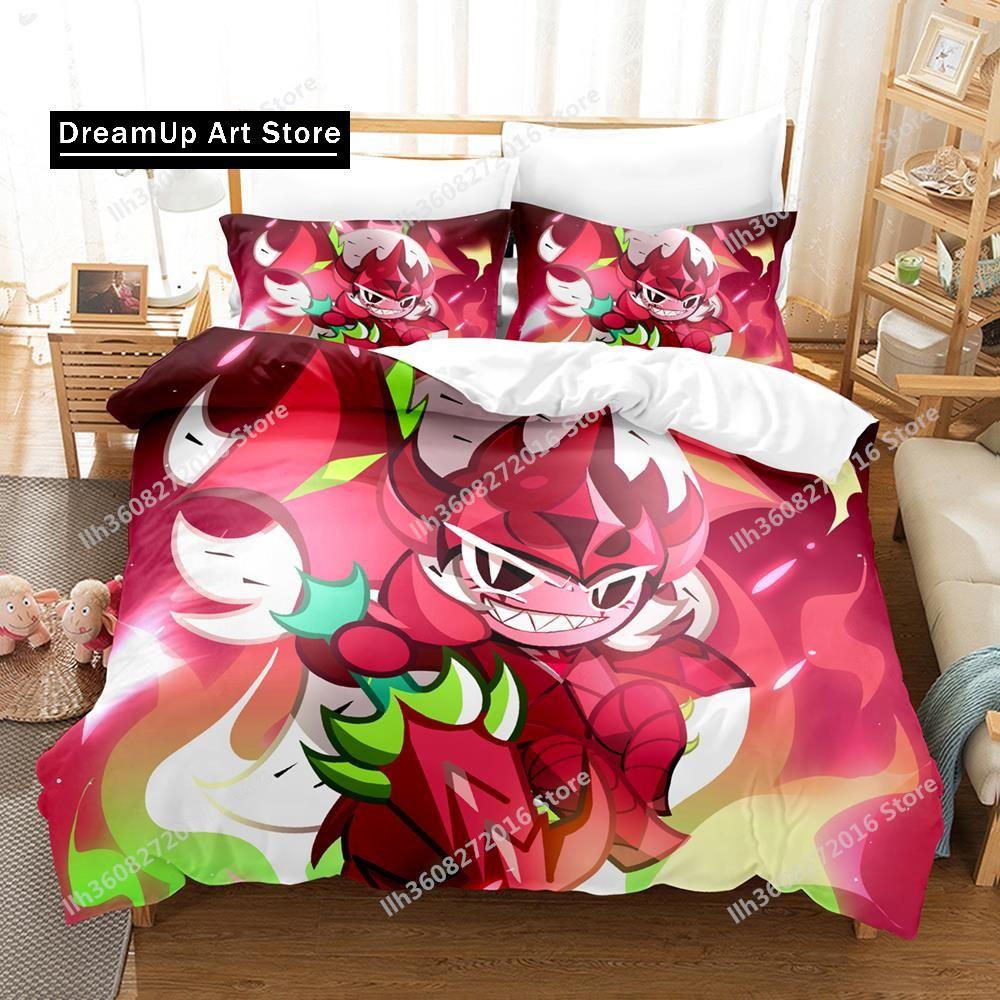 3D Printing Game Cookie Run OvenBreak Bedding Set Single Twin Full Queen King Size Bed Set Adult Kid Bedroom Duvet Cover Sets