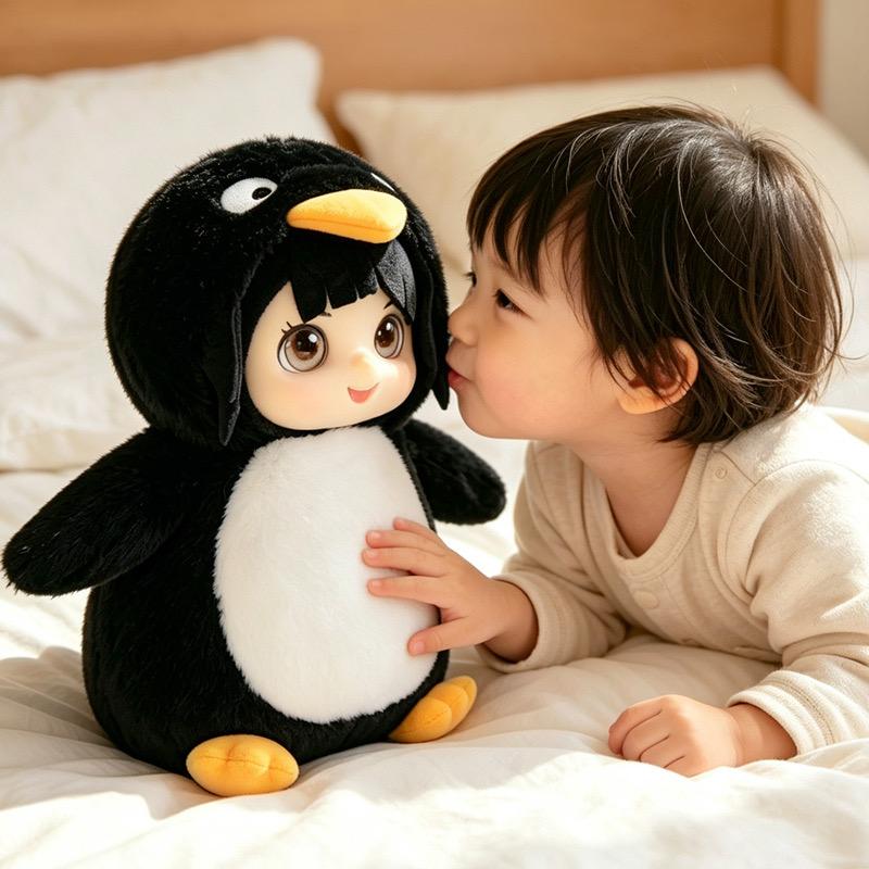 Peluche Carino Gugu Gaga Animali di Peluche del Film Pinguino Carino Colorato Profumato Bambole in Vinile Giocattoli per Bambini Regalo di Compleanno per Bambine