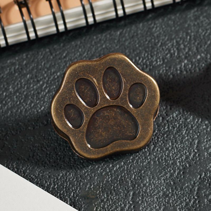 

1/4Pcs Metal Cat Paw Binder Clips Bill Binder Clip Foldback Notes Letter File Paper Clip Binding Securing Clip Office School A