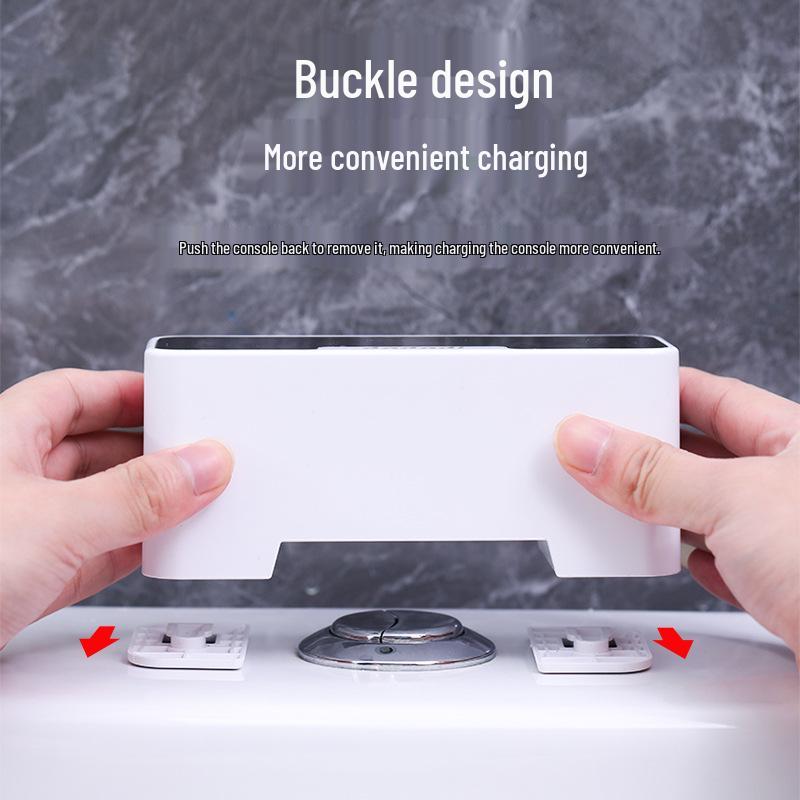 Smart Contactless Infrared Toilet Flusher with Wireless Charging for Public and Hotel Use