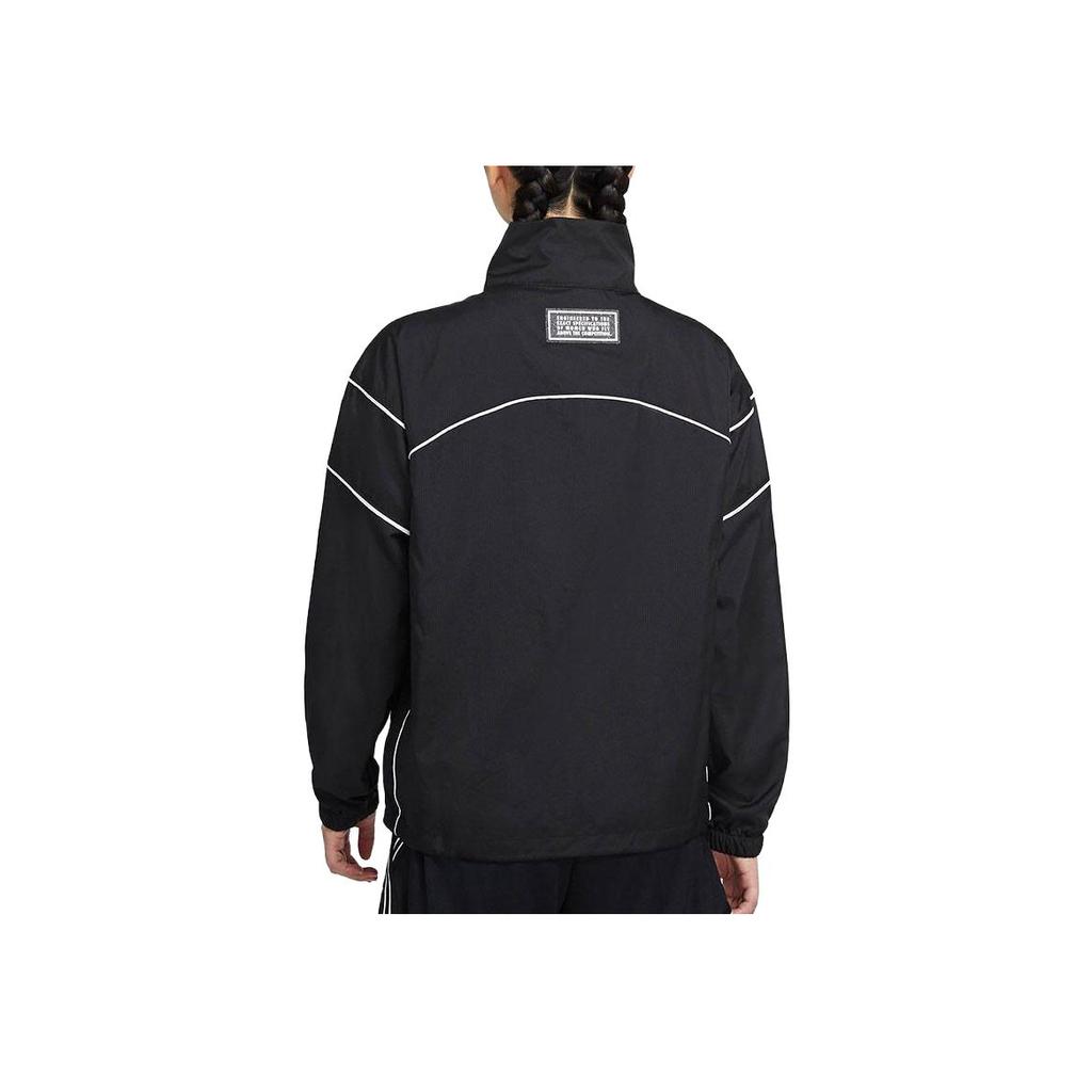 Nike Logo Stand Collar Sports Jacket Women Jacket Black CZ6603-010