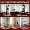 Power Tower with Lat Pull Down Machine, Pull Up Bar, Dip Station, Adjustable Height Power Pack for Home Gym