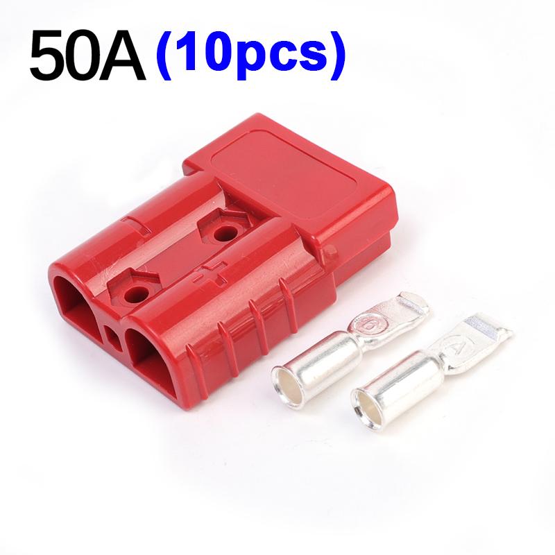 10/1pcs 50A/120A Anderson Style Plug Connectors DC Power Solar Caravan Motorcycle Socket Battery Charging Adapter Accessories
