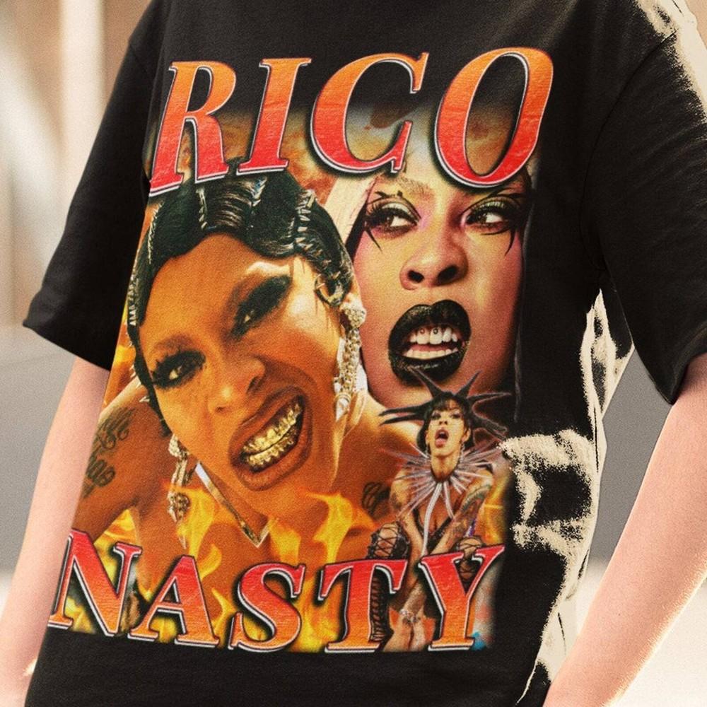 Rico Nasty Hip Hop Shirt Rico Nasty Vintage 90s#039; Shirt Rico Nasty Tshirt Ric Unisex T-Shirt S