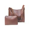 Large-capacity commuter bag women's spring new child and mother bag retro fashion soft leather shoulder bag portable tote bag