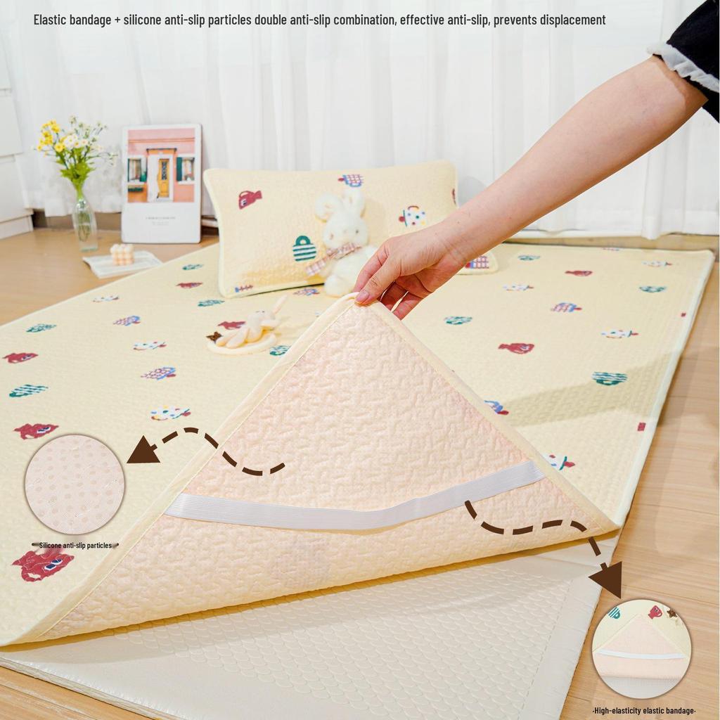 Class A Double Layer Protective Crawling Mat - Non-Slip, Stain-Proof, Anti-Fall Cover for Mother and Baby.