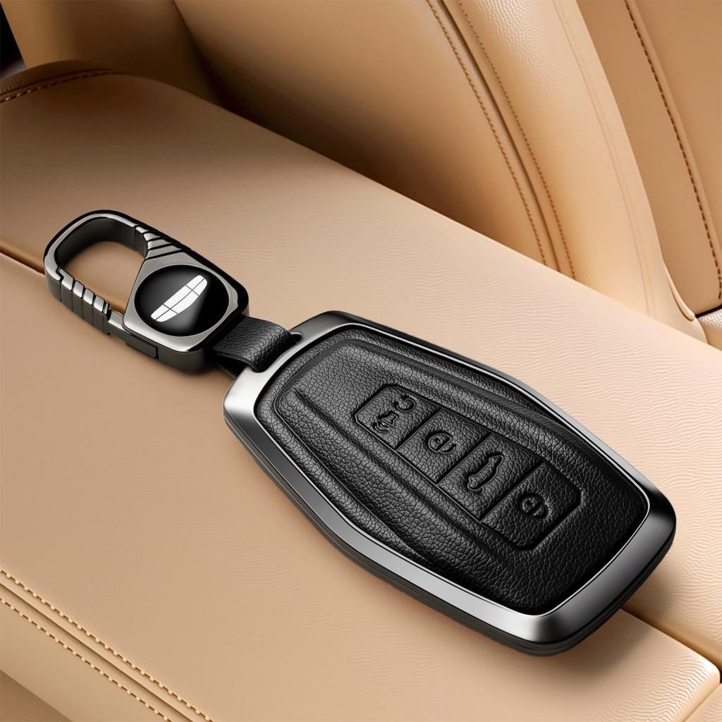 Key Covers for 2021 Geely Boyue PRO & 2020 Xingyue - Unisex Car Key Cases/Clasps