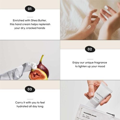 Skybottle Perfumed Hand Cream, Lasting Fragrance, Moisturizing, 1.7 Fl. Oz (Muhwagua(Fig))