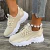 Shoes Women's Super Soft Fashion New Foreign Trade Running Shoes Mesh Breathable Retro Platform Forrest Gump Shoes Korean Version Sports Shoes