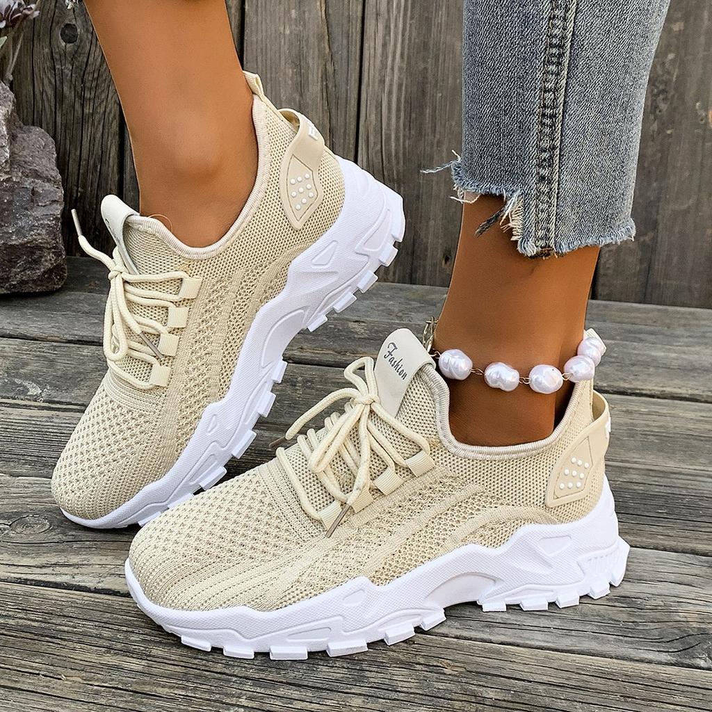 Shoes Women's Super Soft Fashion New Foreign Trade Running Shoes Mesh Breathable Retro Platform Forrest Gump Shoes Korean Version Sports Shoes
