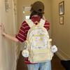 New Schoolbag, Japanese INS Style, High Aesthetic, Fresh Sweet, Cute Cartoon Backpack, Lightweight Backpack for Middle and High School Students