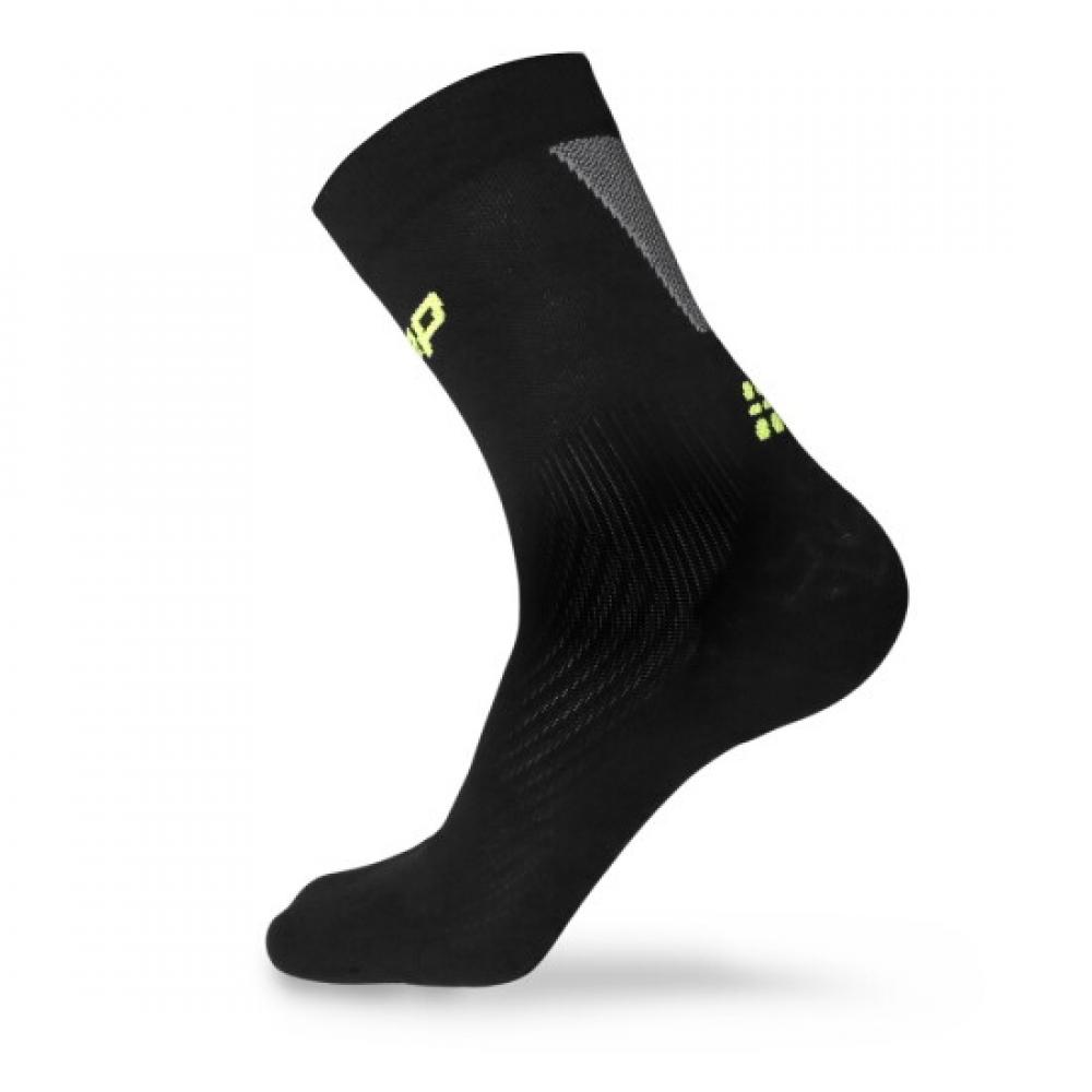 Cep Core Run Ultralight Mid Cut Socks Black Grey Wp9cvl Black Grey