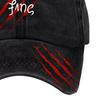 Dark Blood Stain Unisex Baseball Hat Breathable Sun Protection Hat Halloween Style Curved Brim Baseball Hat